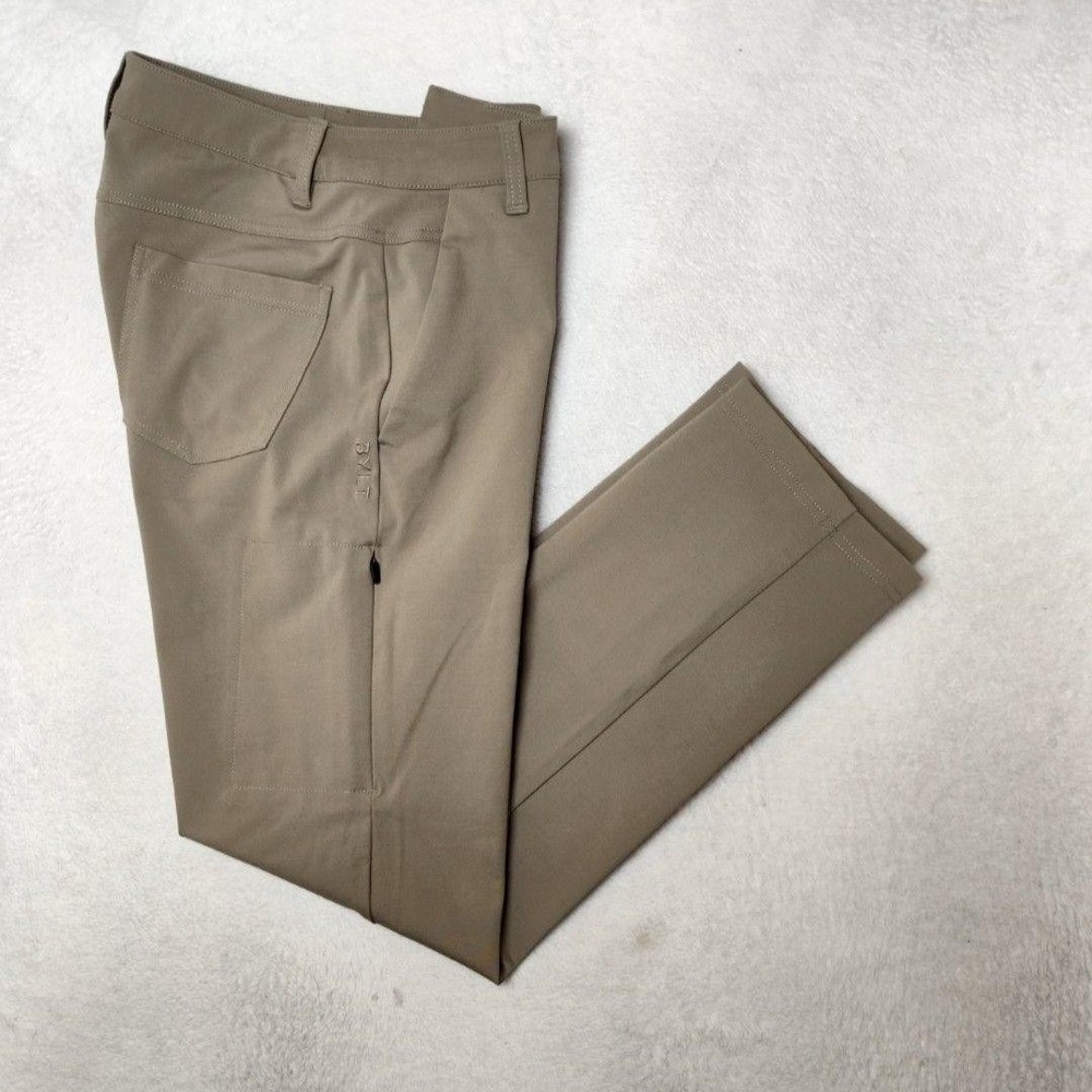 BYLT Pants Mens 31x31 Beige Chino Slim Everyday Stretch Travel‎ Comfort Pockets